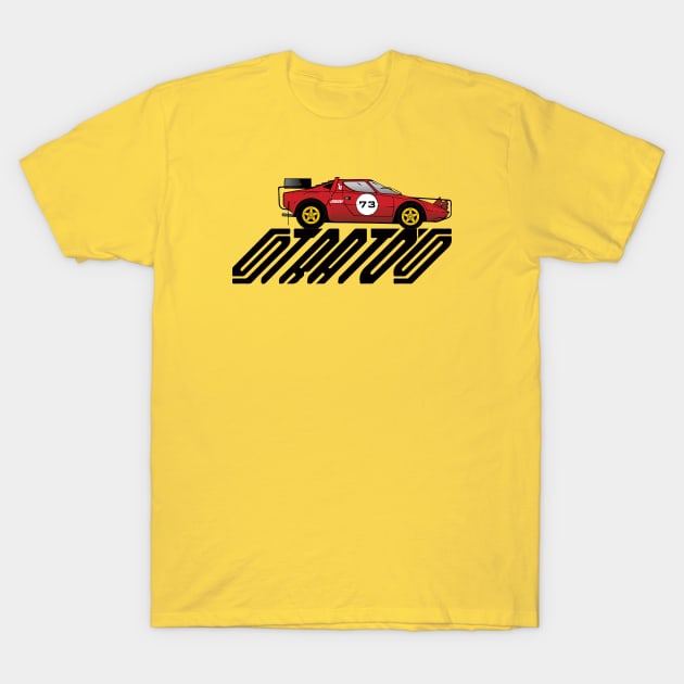 Stratos 73 Rosso T-Shirt by NeuLivery